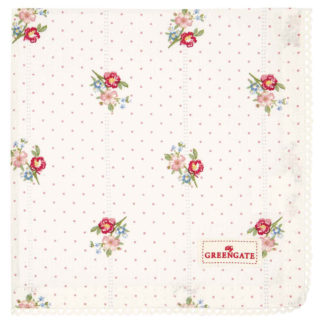 GreenGate - Eja Stoffserviette mit Spitze white