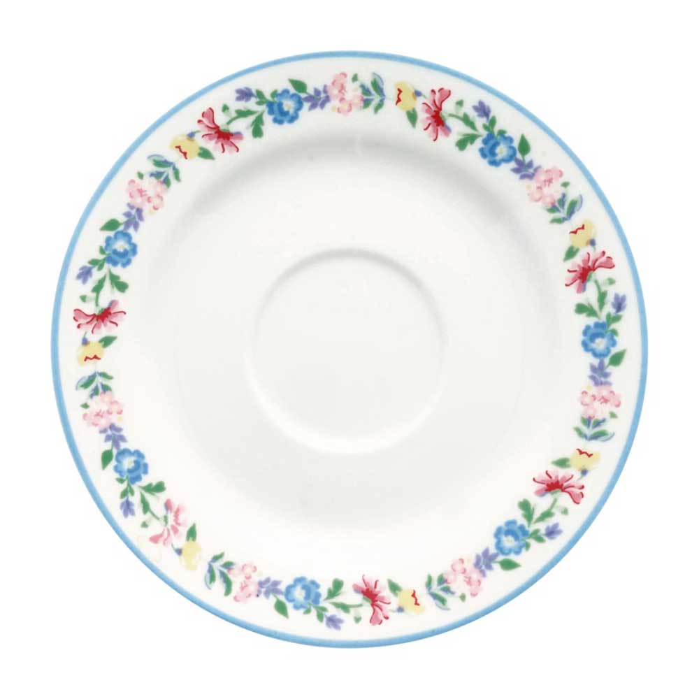 GreenGate - Elina Tasse mit Untertasse white