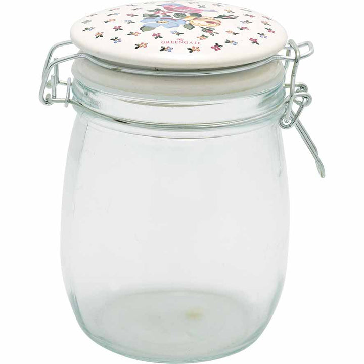 GreenGate - Ellie Aufbewahrungsglas white 0,75L