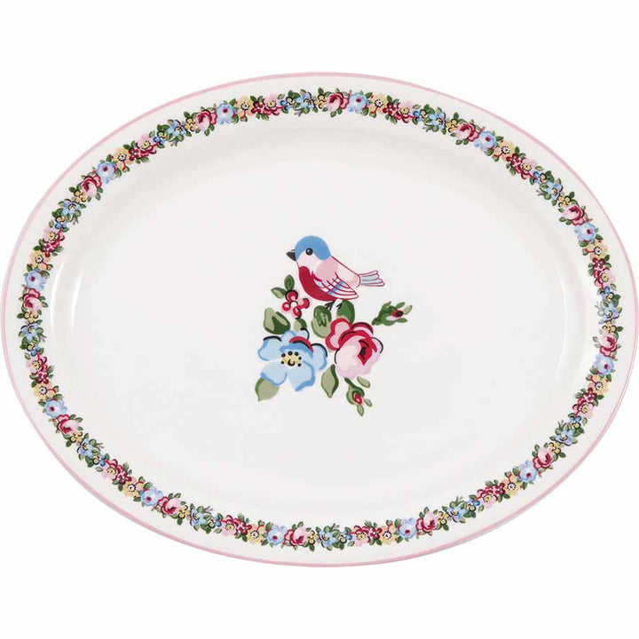 GreenGate - Ellie Servierplatte oval white