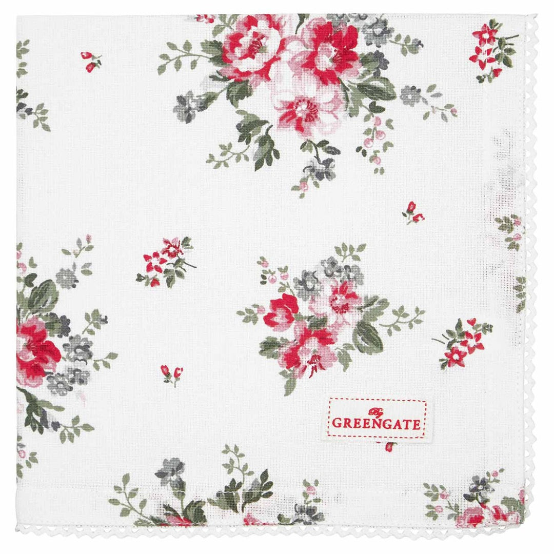 GreenGate - Elouise Stoffserviette mit Spitze white