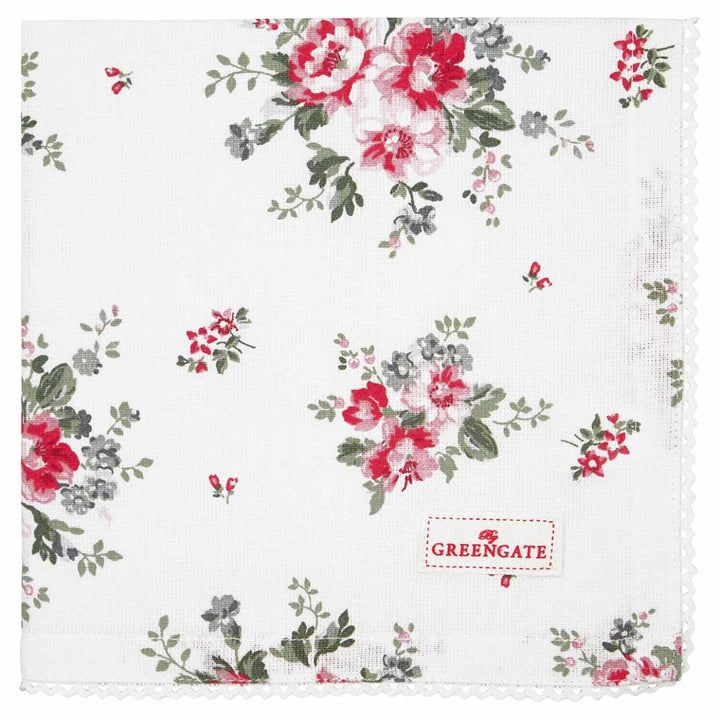 GreenGate - Elouise Stoffserviette mit Spitze white