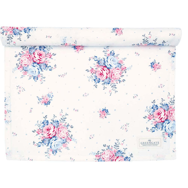 GreenGate - Emely Tischläufer white (Zwischenkollektion)