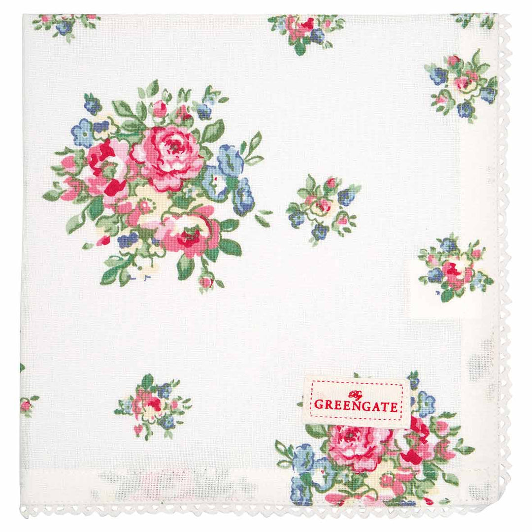 GreenGate - Franka Stoffserviette mit Spitze white