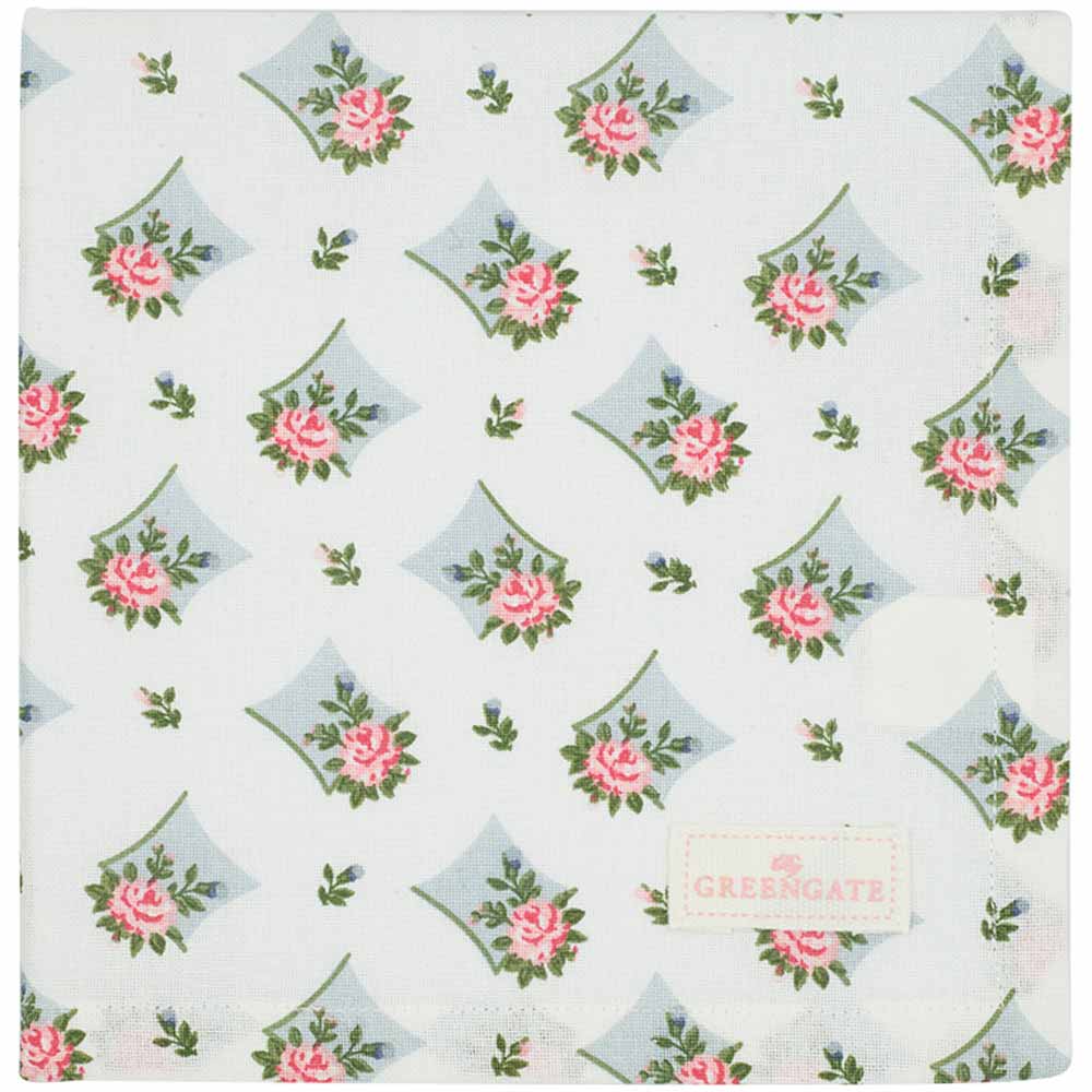 GreenGate - Freja Stoffserviette white
