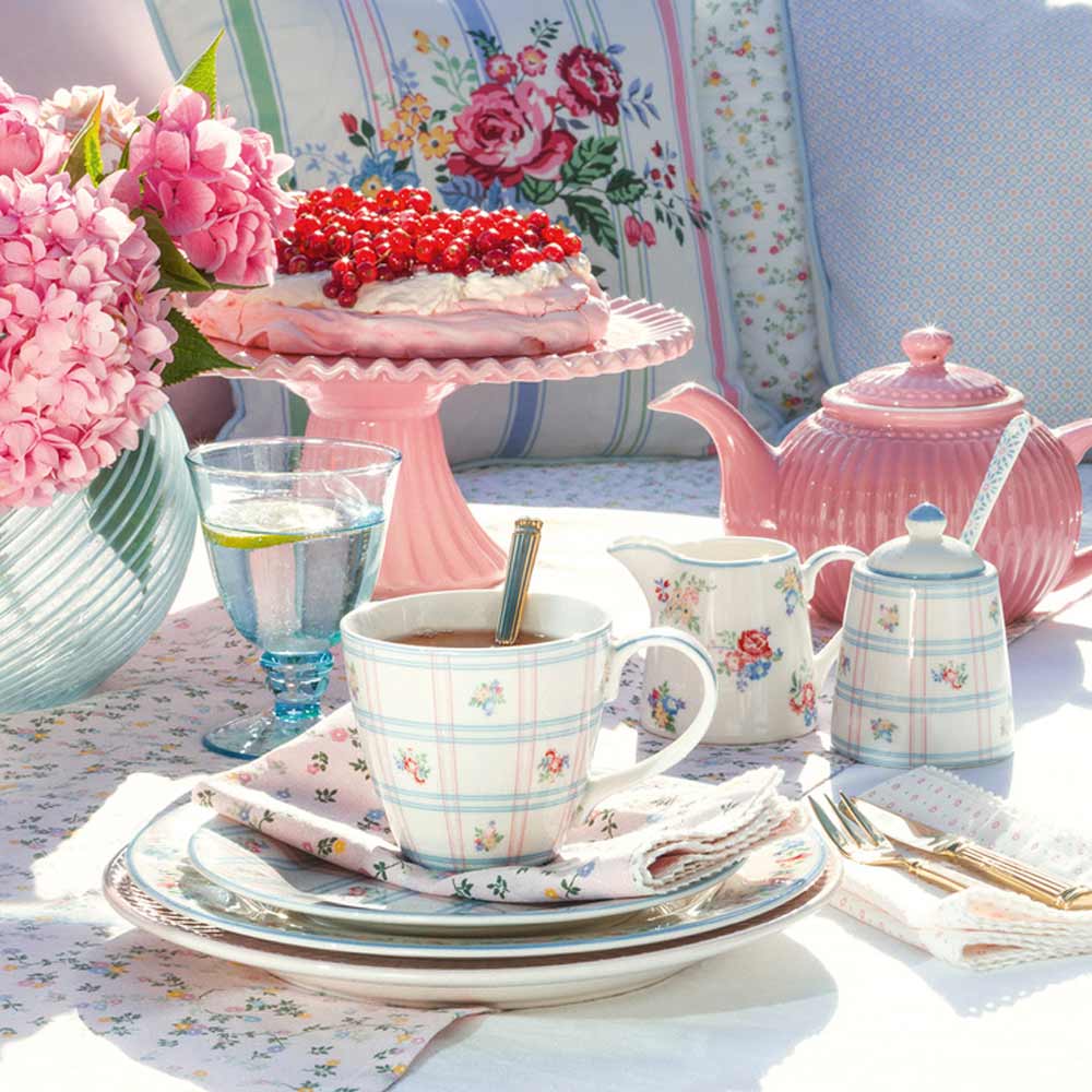 GreenGate - Gaby Stoffserviette mit Spitze white