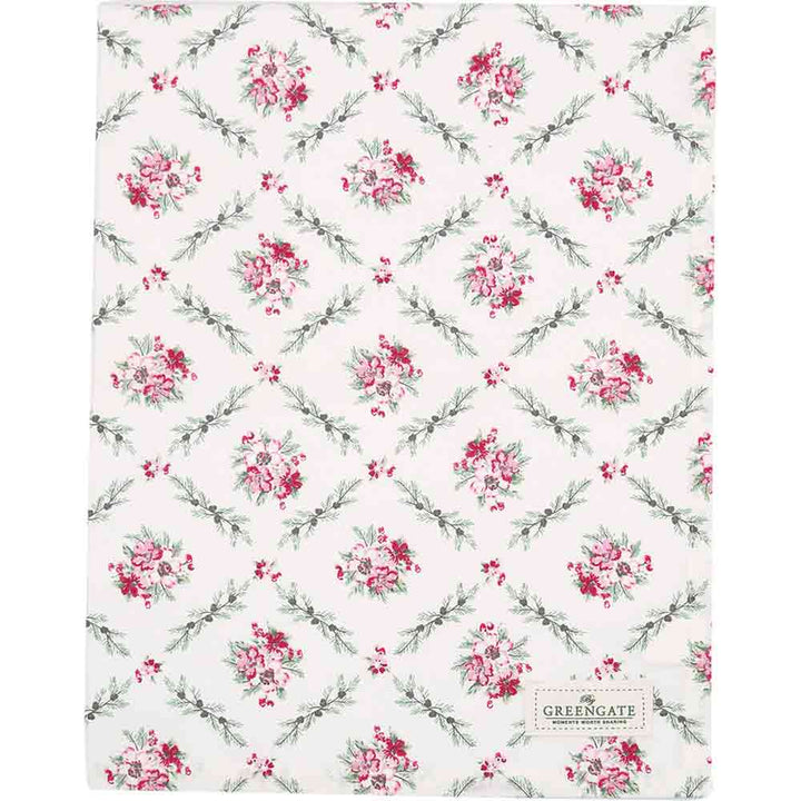 GreenGate - Gry Tischdecke white 100 x 100 cm