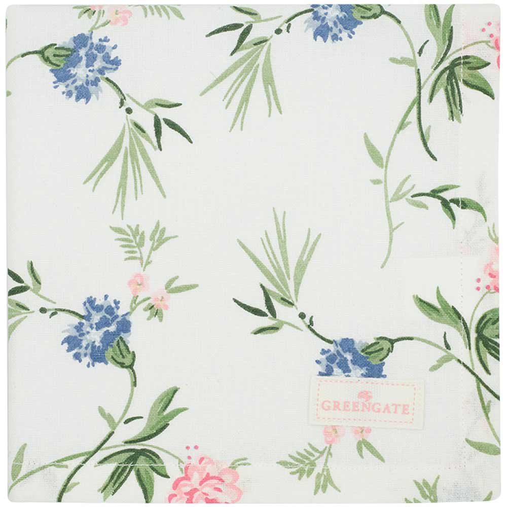 GreenGate - Henriette Stoffserviette white