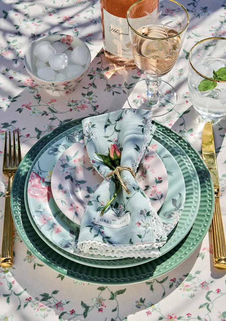 GreenGate - Josephine Frühstücksteller pale mint klein