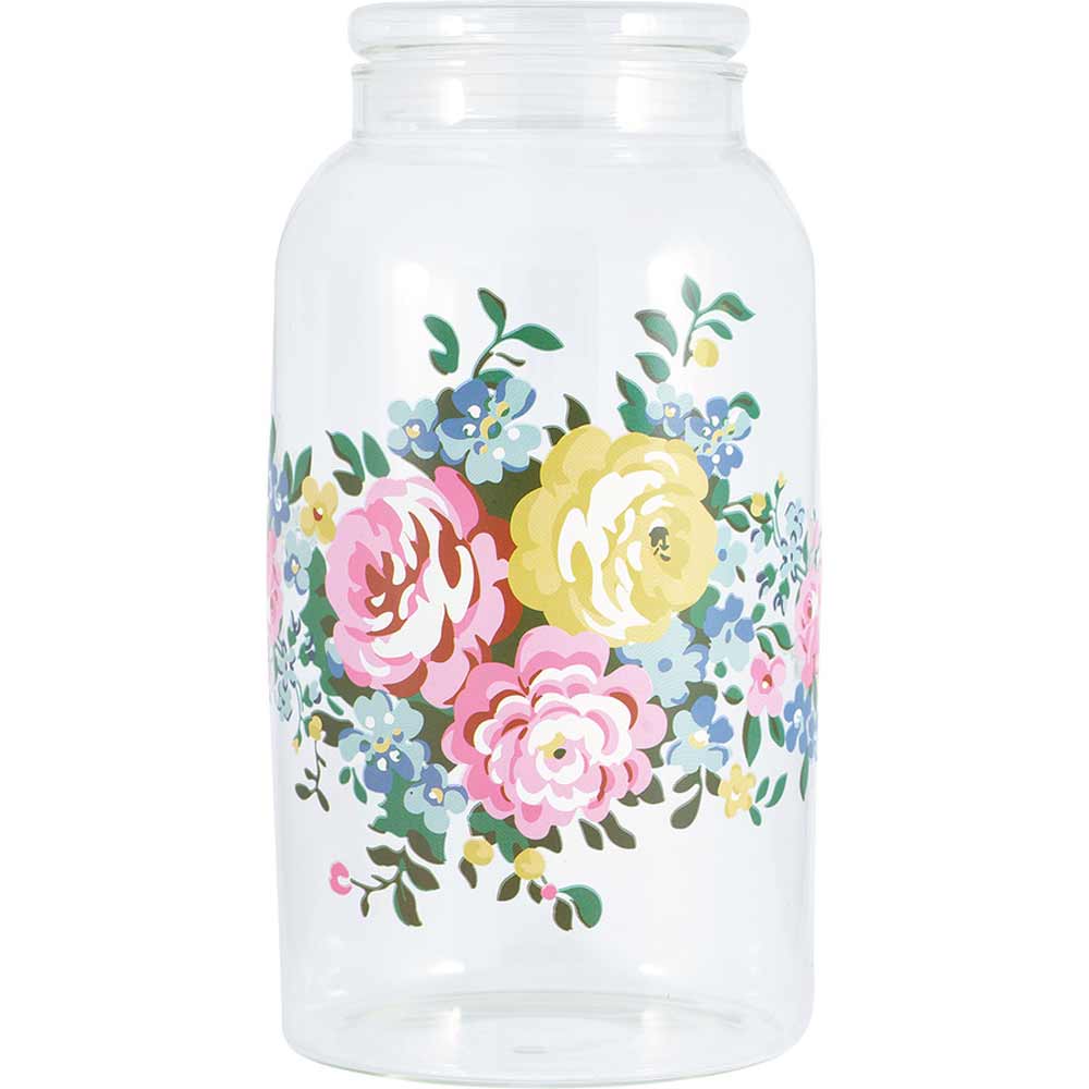 GreenGate - Laura Aufbewahrungsglas Cookie jar white 2,5L
