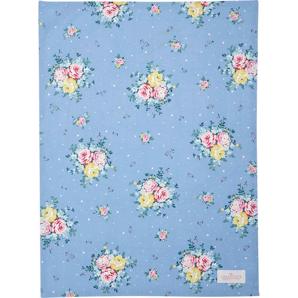 GreenGate - Laura Geschirrtuch dusty blue