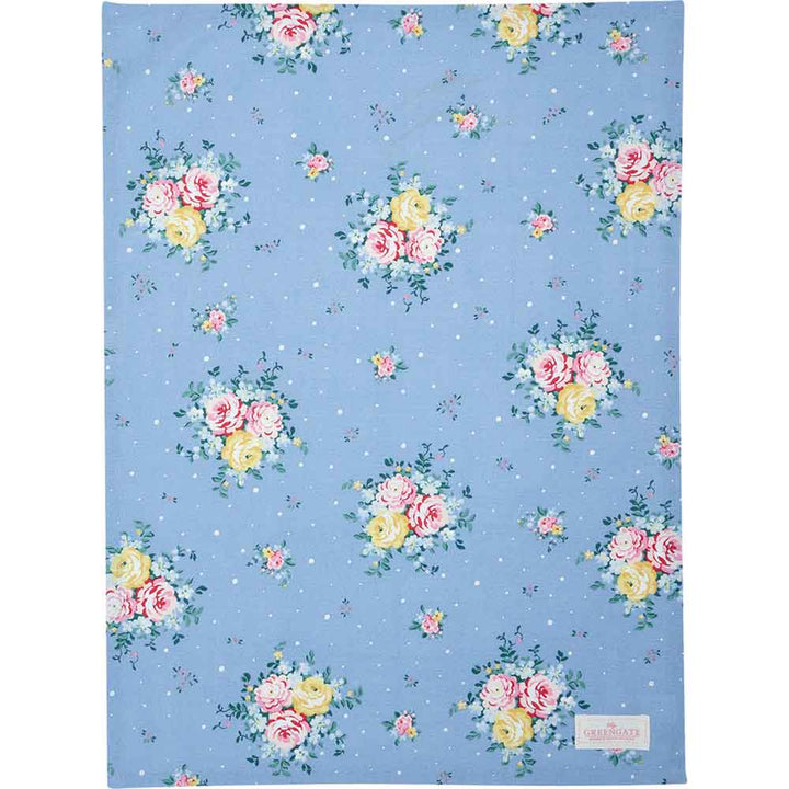 GreenGate - Laura Geschirrtuch dusty blue