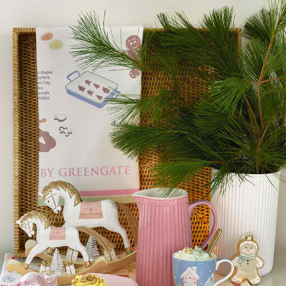 GreenGate - Laura Geschirrtuch piece printed white