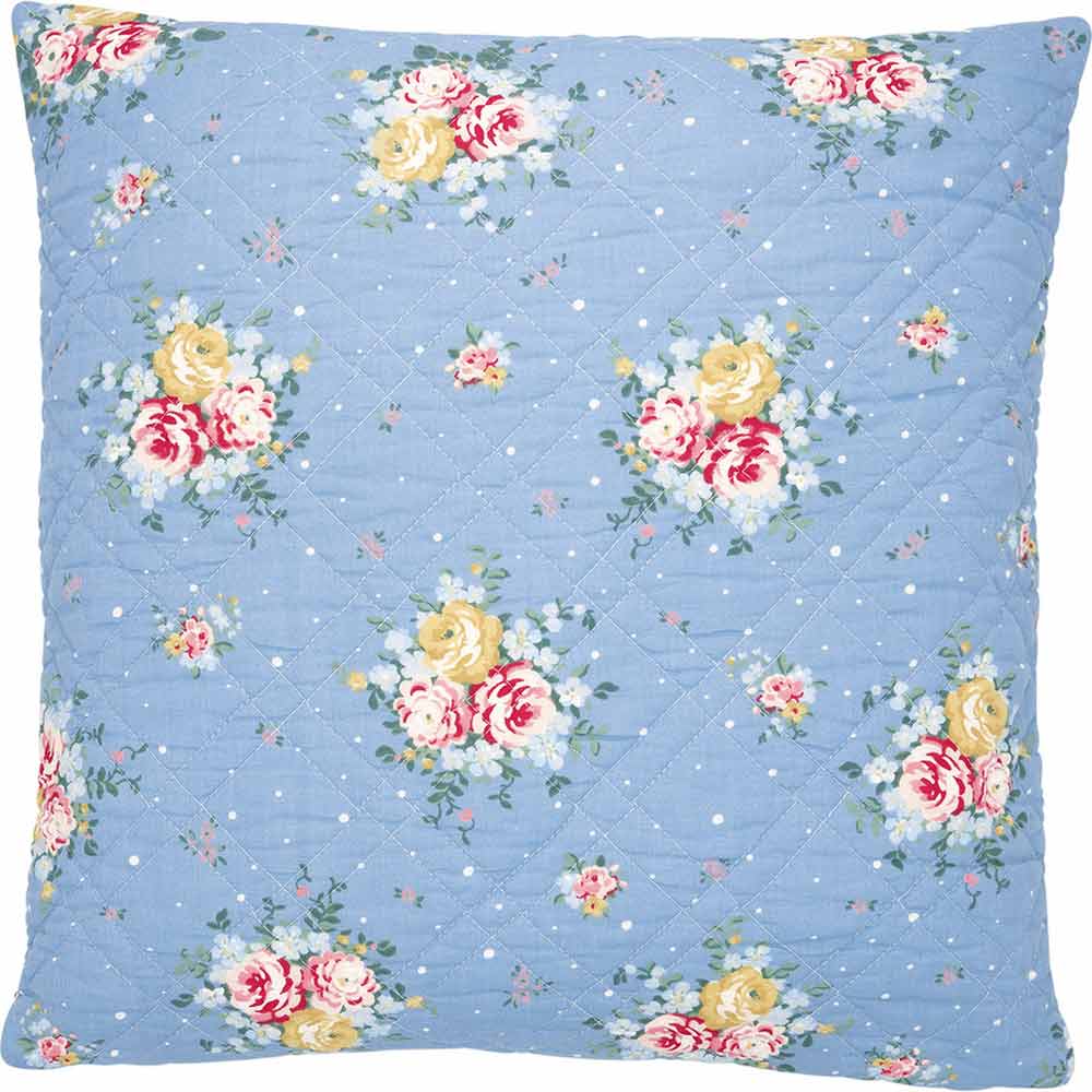 GreenGate - Laura Kissenbezug dusty blue 50 x 50 cm