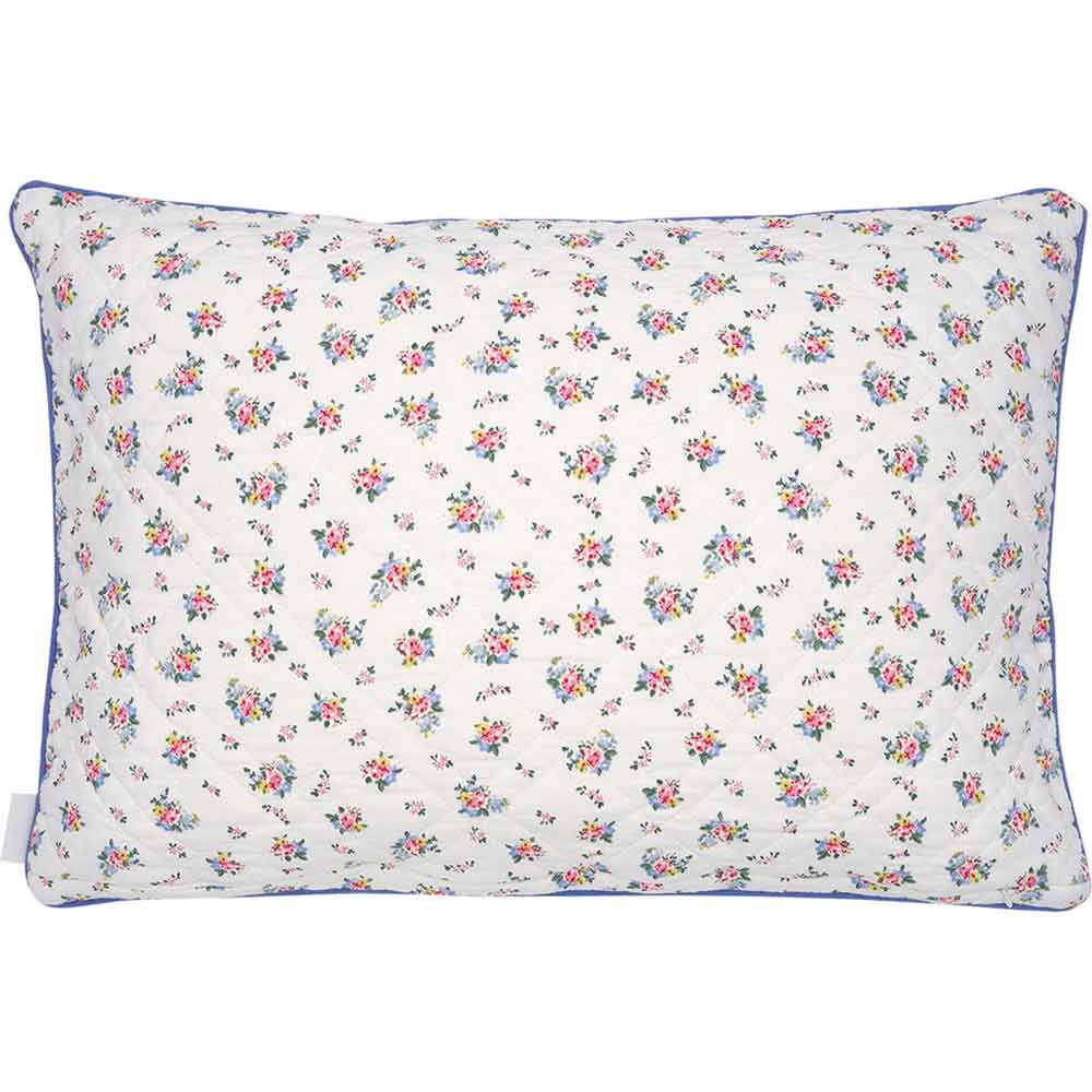 GreenGate - Laura Kissenbezug white mit Stickerei 40 x 60 cm