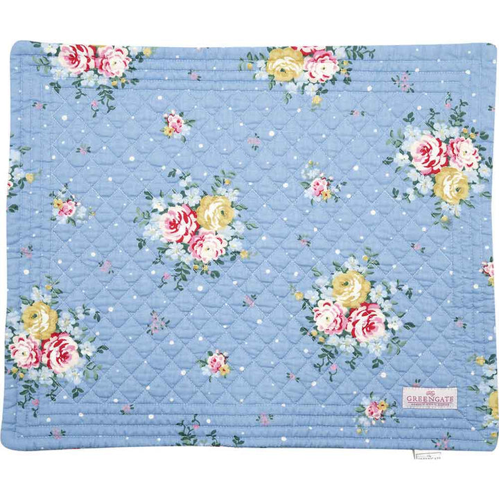 GreenGate - Laura Tischset gequilt dusty blue