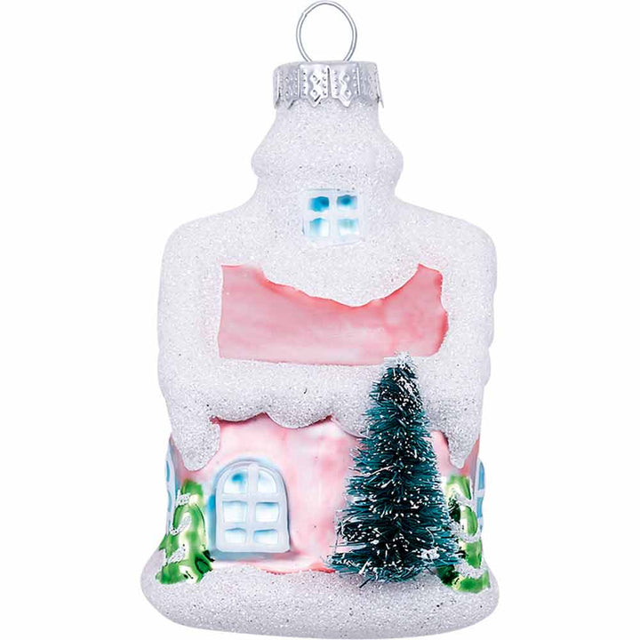 GreenGate - Laura Weihnachtsanhänger pale pink glass small