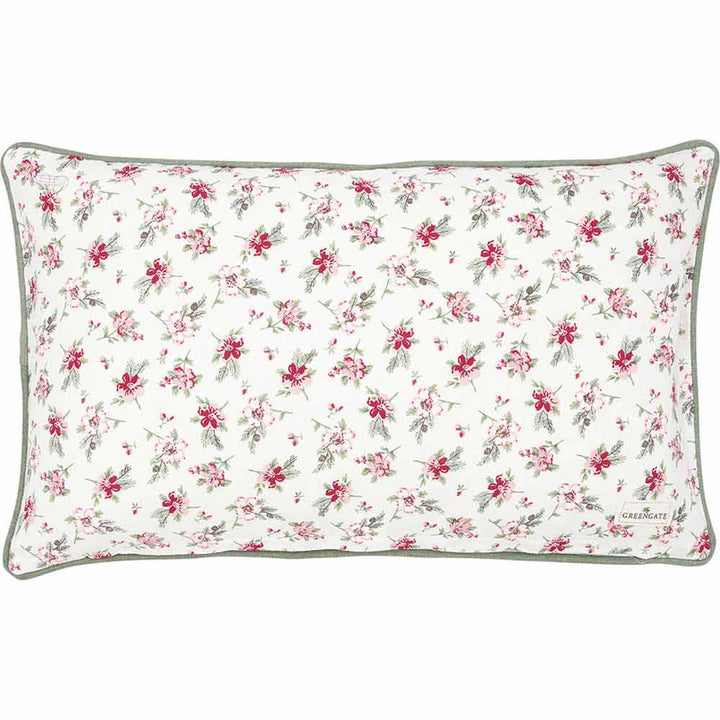 GreenGate - Leonora Kissenbezug mit Stickerei white 30 x 50 cm