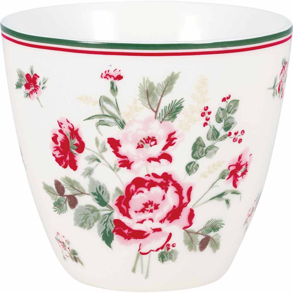 GreenGate - Leonora Latte cup white