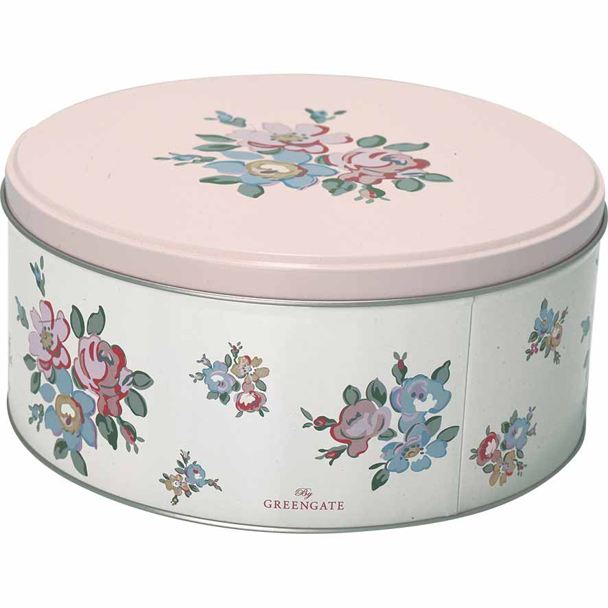 GreenGate - Madison Aufbewahrungsbox white rund 2er-Set