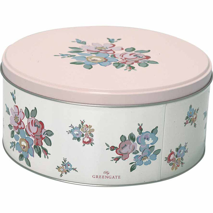 GreenGate - Madison Aufbewahrungsbox white rund 2er-Set