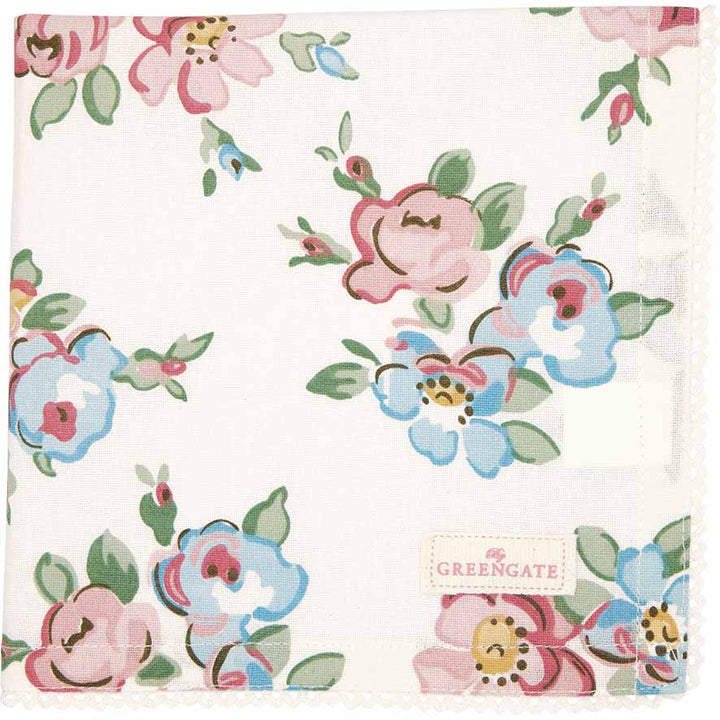 GreenGate - Madison Stoffserviette mit Spitze white