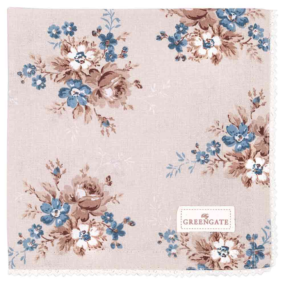 GreenGate - Marie Stoffserviette mit Spitze beige