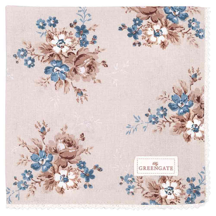 GreenGate - Marie Stoffserviette mit Spitze beige