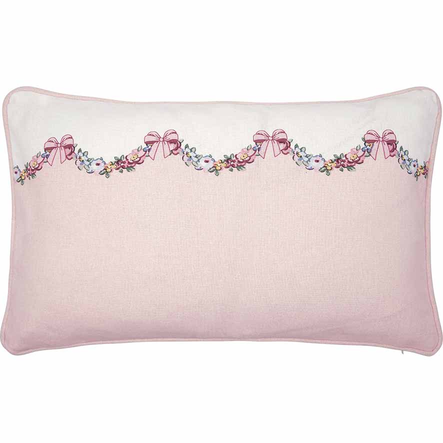 GreenGate - Maya Kissenbezug pale pink pieceprinted 30 x 50 cm