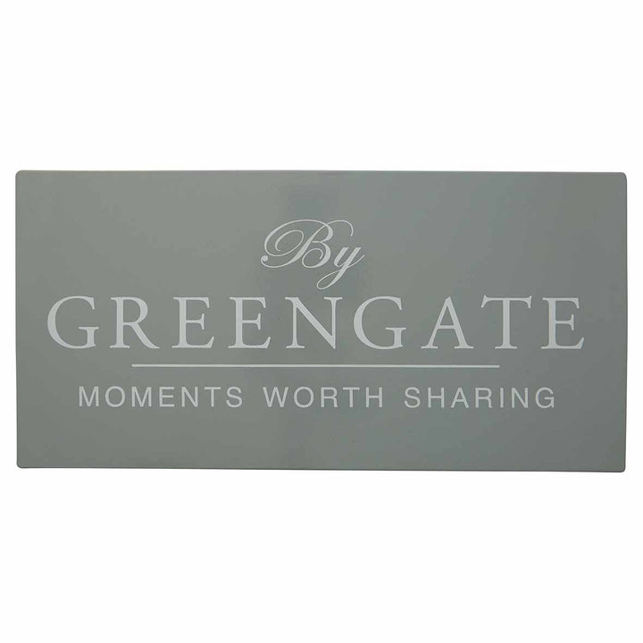 GreenGate - Metallschild grau