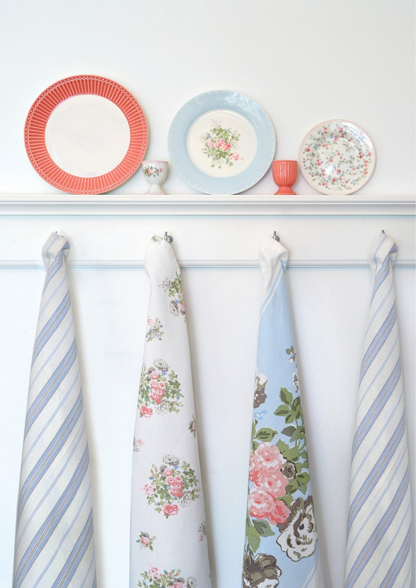 GreenGate - Petricia Geschirrtuch pale blue piece printed