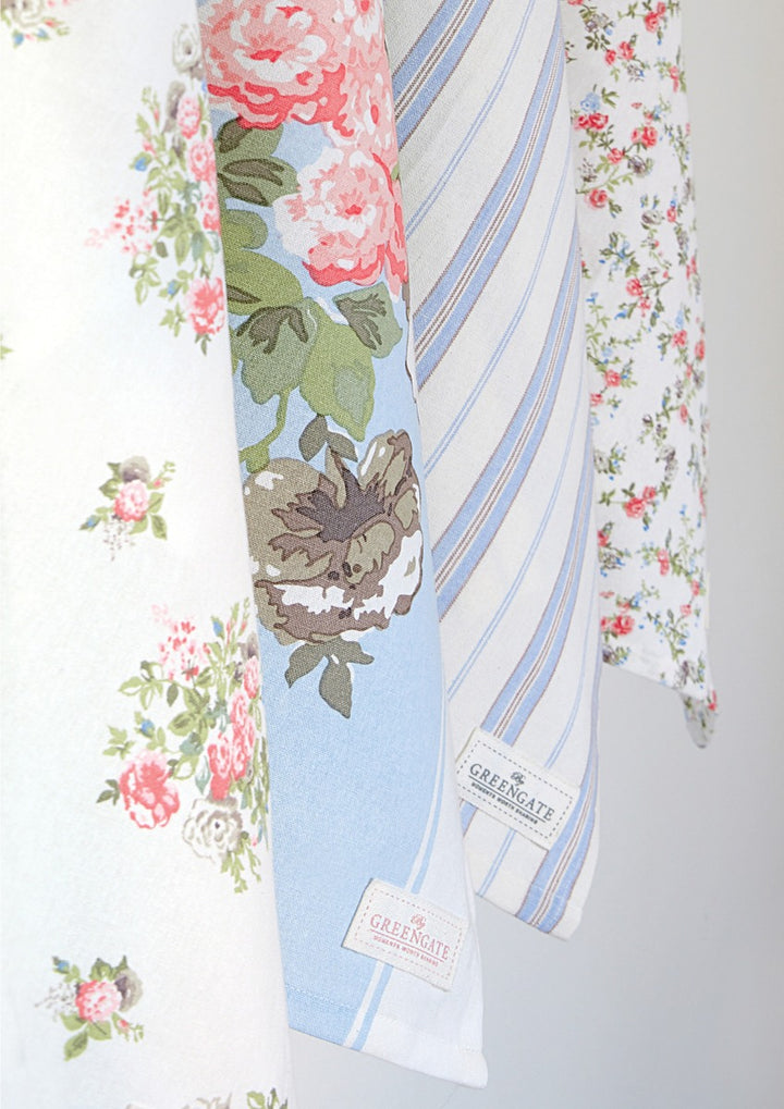 GreenGate - Petricia Geschirrtuch pale blue piece printed