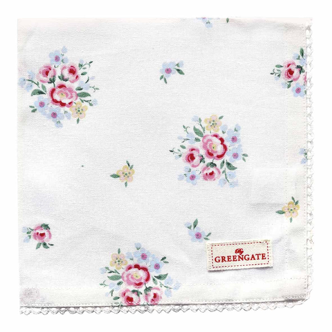GreenGate - Nicoline Stoffserviette white