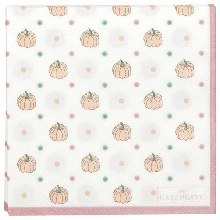 GreenGate - Clarissa Papierservietten white small