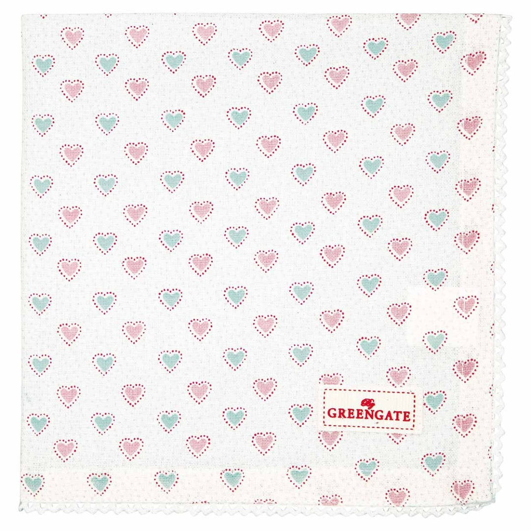GreenGate - Penny Stoffserviette mit Spitze white