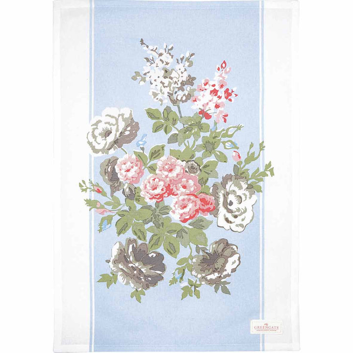 GreenGate - Petricia Geschirrtuch pale blue piece printed