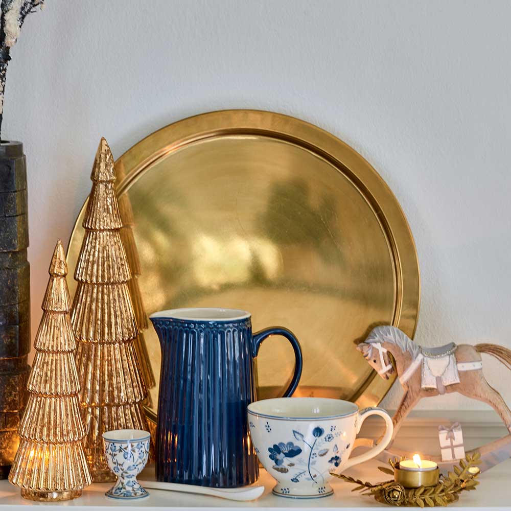 GreenGate - Schaukelpferd Dekoration silver medium