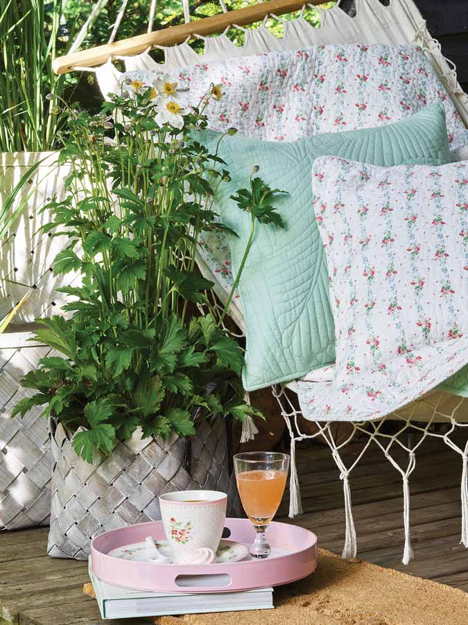 GreenGate - Sinja Kissenbezug white 50 x 50cm