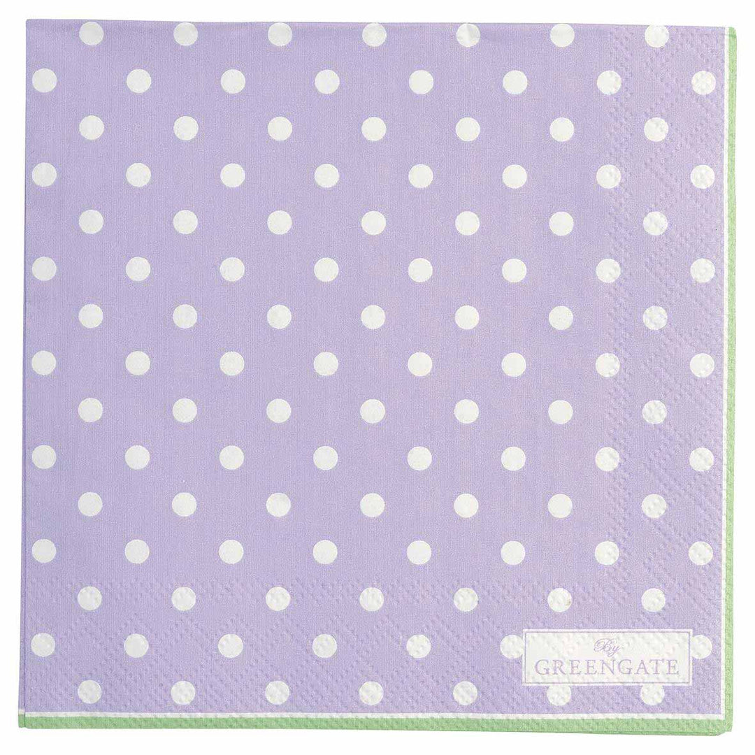 GreenGate - Spot Papierservietten lavendel small