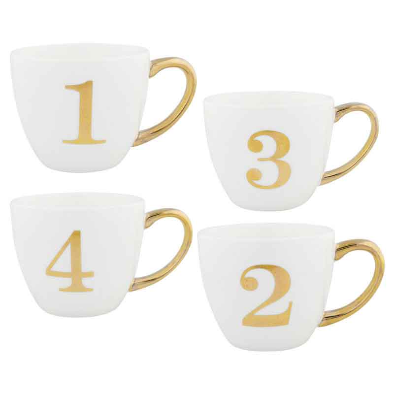GreenGate - Christmas Adventstassen 1-4