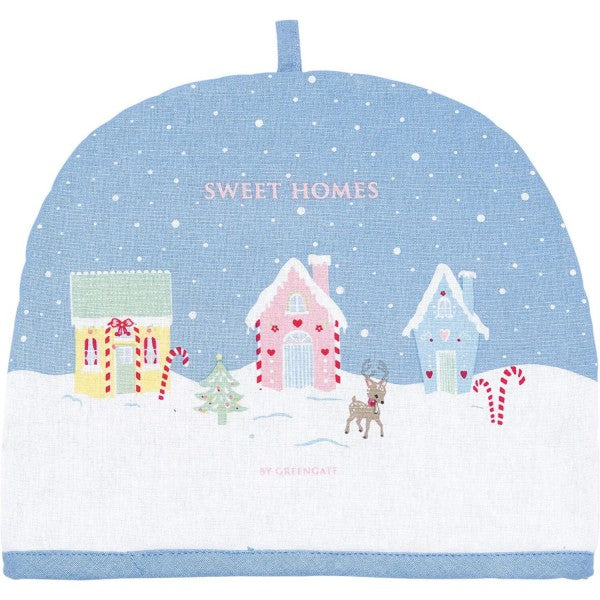 GreenGate - Laura homes Teekannenwärmer dusty blue