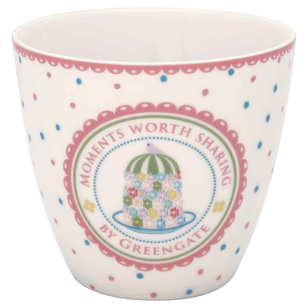 GreenGate - Tenna Latte cup white