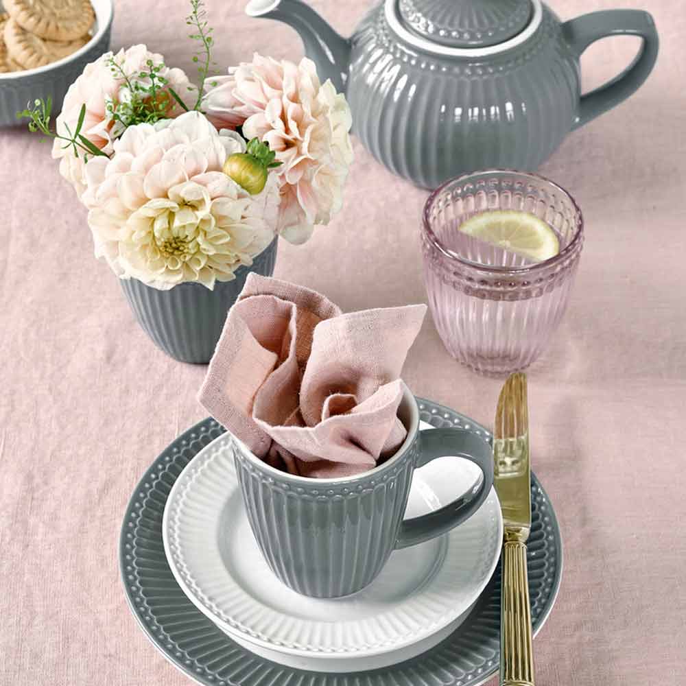 GreenGate - Tischdecke Leinen pale pink 135 cm x 250 cm