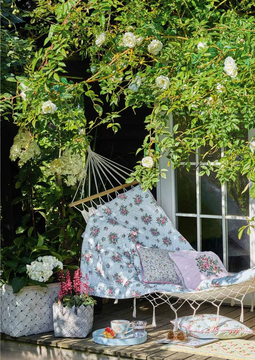 GreenGate - Franka Kissenbezug pale blue 50 x 50 cm