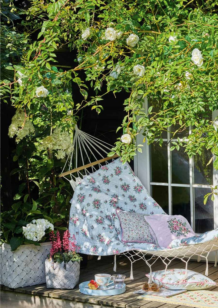 GreenGate - Franka Kissenbezug pale blue 50 x 50 cm