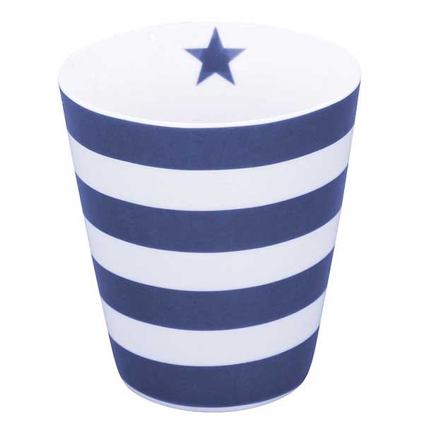 Krasilnikoff - Happy Mug Becher Streifen Maritim