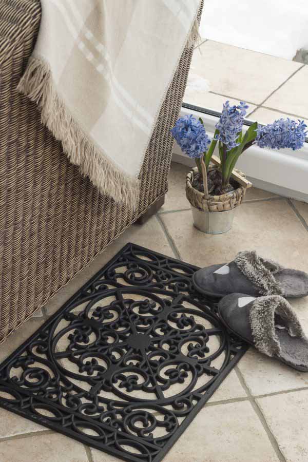 Home Design - Türmatte schwarz
