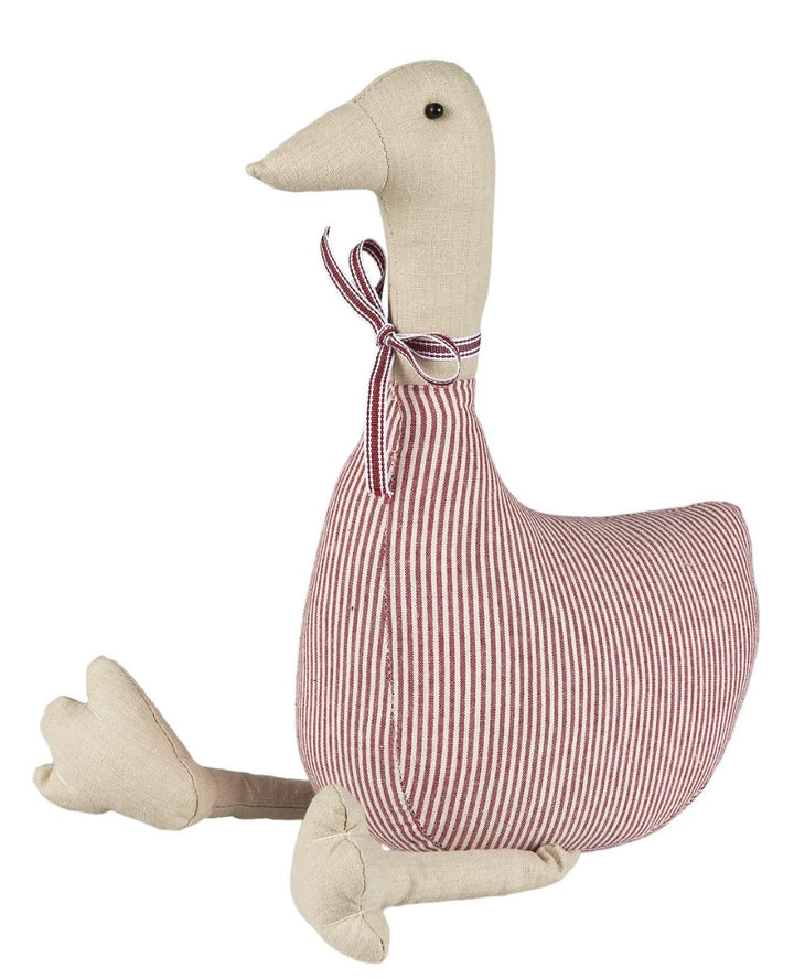 Ib Laursen - Gans large My Nostalgic Christmas rot-gestreift