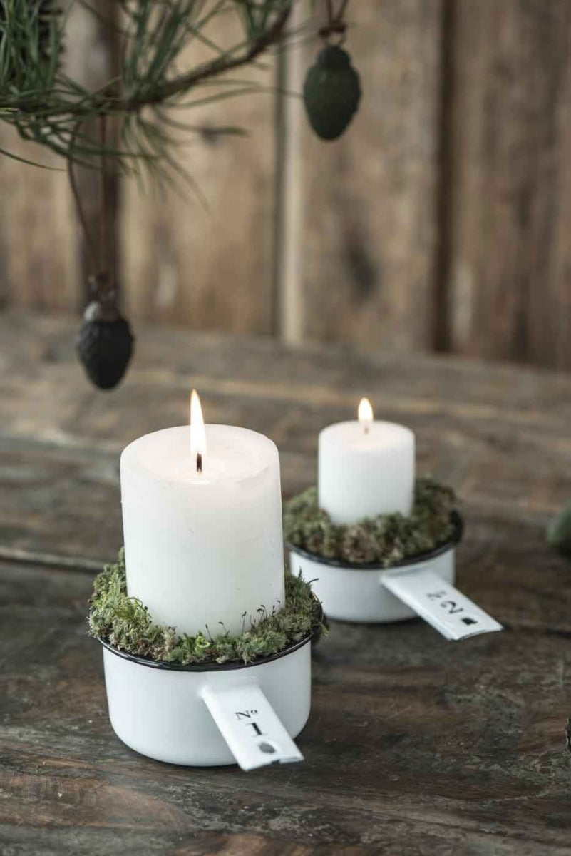 Ib Laursen - Adventskerzenhalter 4er-Set als Becher mit Henkel