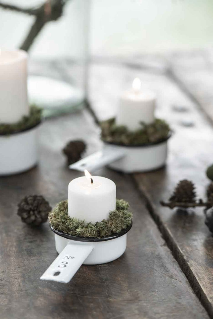 Ib Laursen - Adventskerzenhalter 4er-Set als Becher mit Henkel